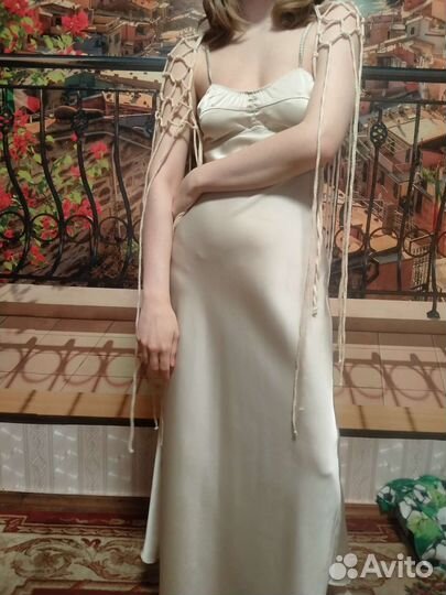 Сетка на пояс-макраме