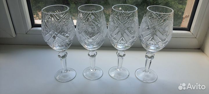 Хрустальные бокалы 4тш