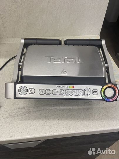 Электрогриль Tefal Optigrill+ GC712D34 серебристый