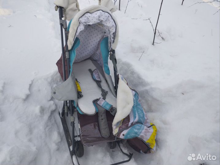 Детские санки коляска nika