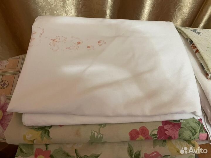 Два комплекта постельного белья 1.5 сп СССР пакето