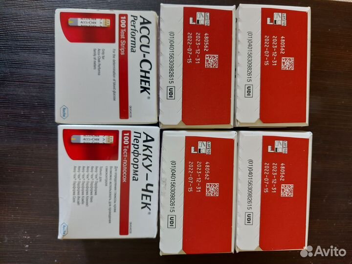 Тест полоски accu chek performa