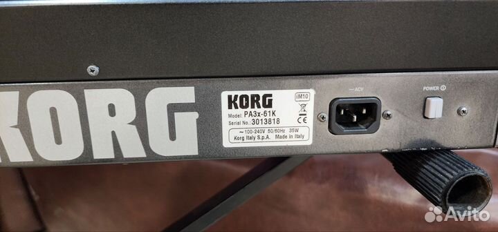 Синтезатор korg pa3x