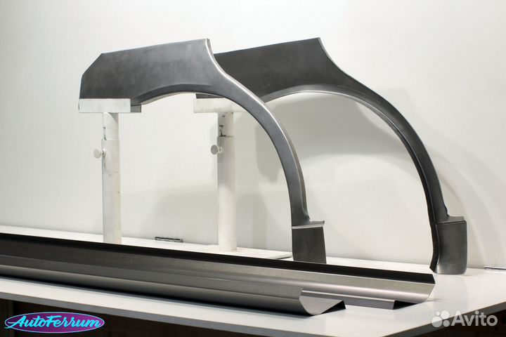 Hyundai Elantra XD кузовные пороги задние арки рем