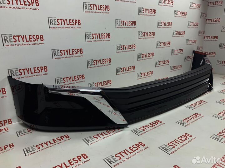 Губа на бампер Toyota Land Cruiser 200 Executive