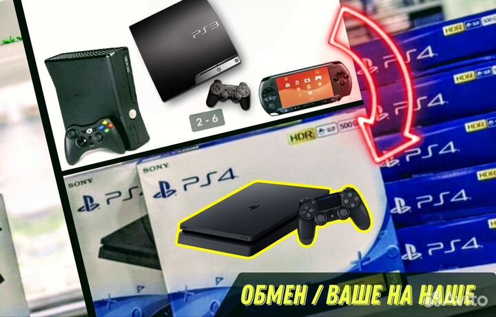 PS4. PS3. Xbox360. Trade in. Обмен