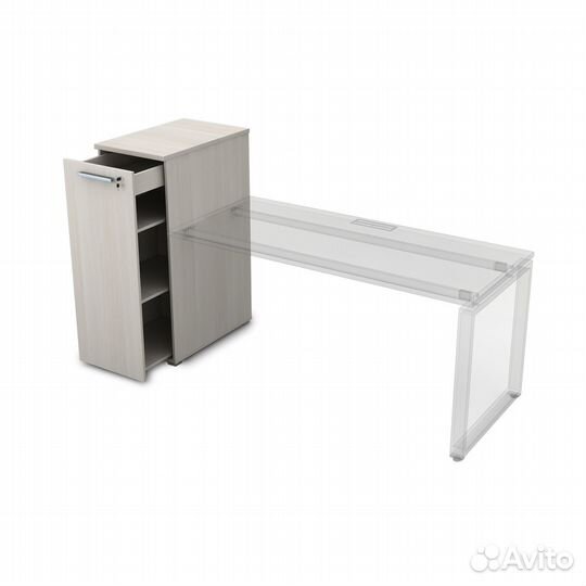 9Т.009 Тумба с выкатной секцией высокая