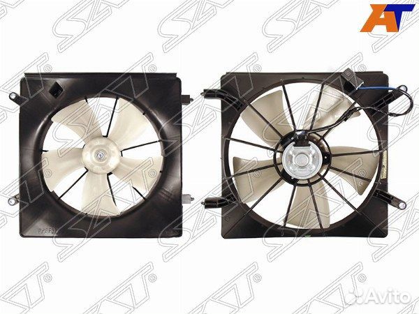 Диффузор радиатора в сборе honda CR-V 01-06