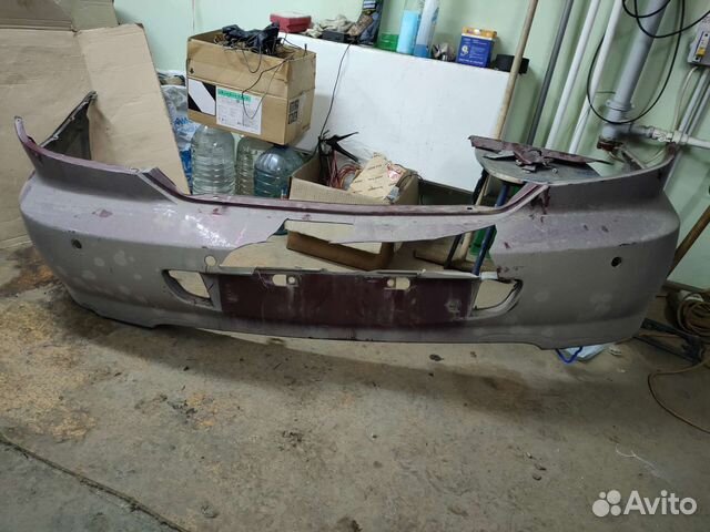 Бампер задний kia spectra