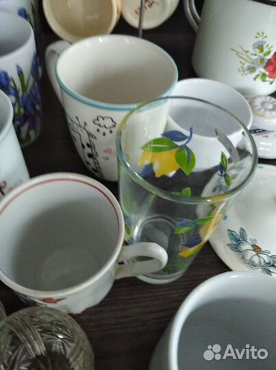 Бокалы, кружки, стаканы и другое для кухни