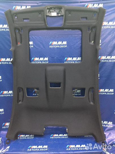 Обшивка потолка BMW 750 черный в сборе