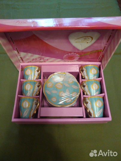 Сервиз кофейный фарфор,посуда