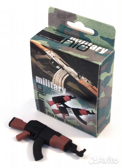 Флэшки Military: ак-47, пистолеты, патроны