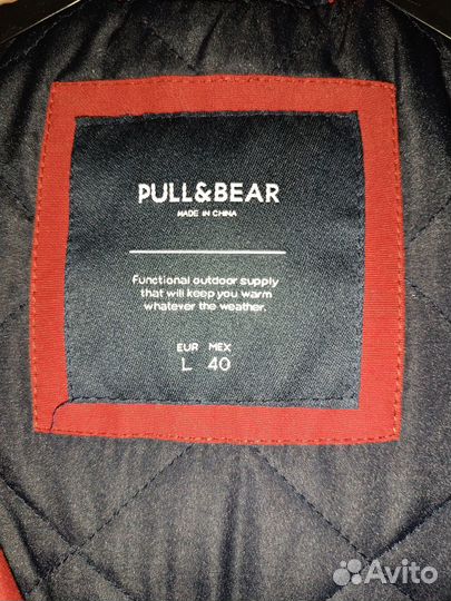 Куртка Pull Bear Пул бир красная