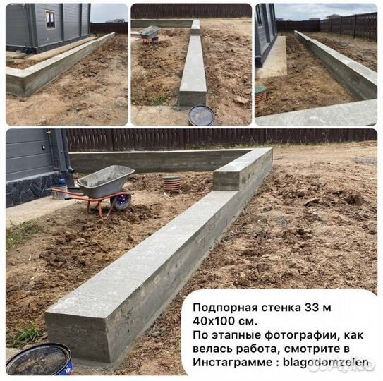 Отмостка,дренаж,дорожки, площадка,газон