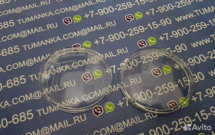 Комплект стекол туманок BMW X6 E71 рестайлинг 2шт