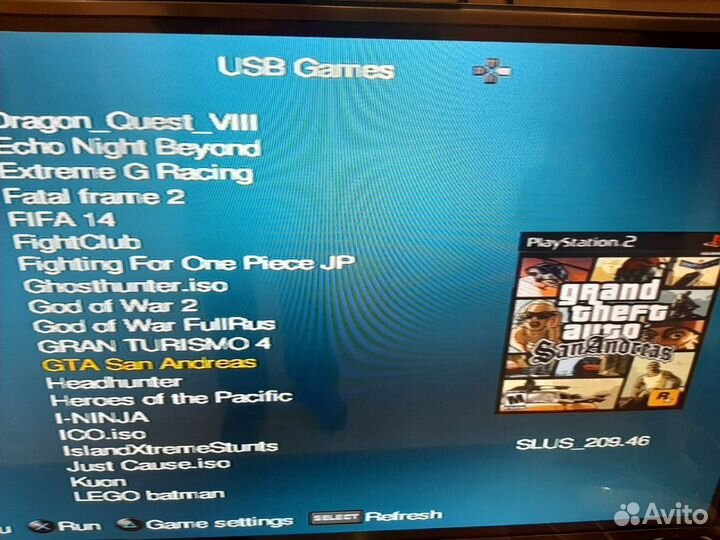 PS2 slim прошитая - 99+игр