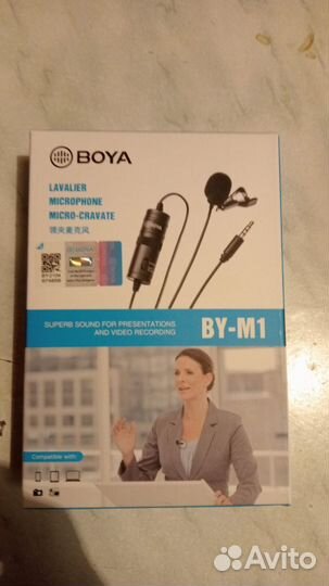 Петличный микрофон boya m1 оригинал