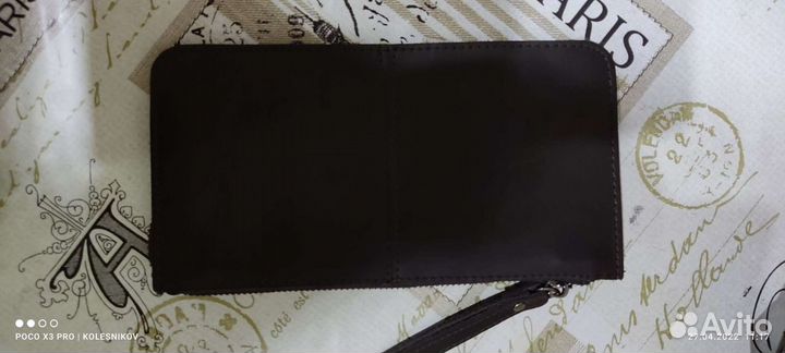 Кошелек мужской кожаный