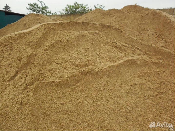 Песок мытый, карьерный