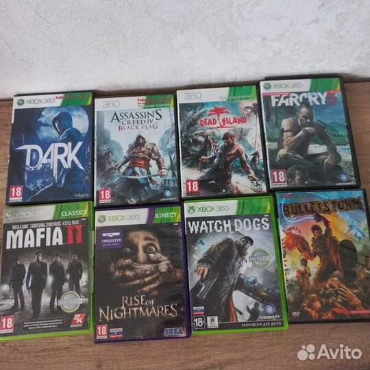 Игровые диски на xbox 360