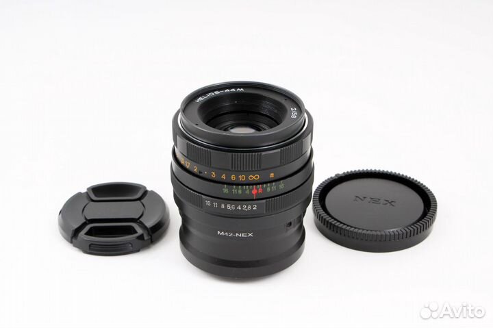 Гелиос-44М 58 mm f/ 2 + переходник на Sony E NEX