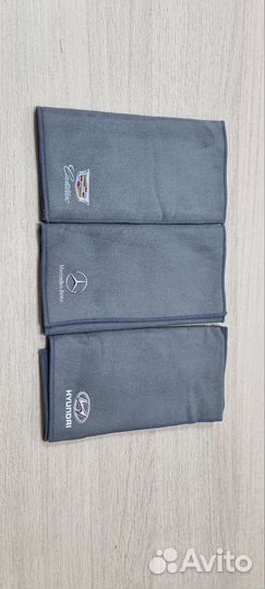 Микрофибра брендированная с разными лого