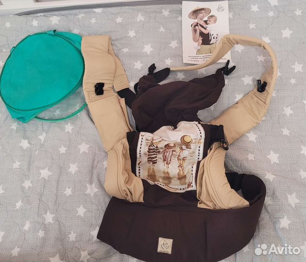 Эрго-рюкзак Люкс тм теддислинг Три Малыша