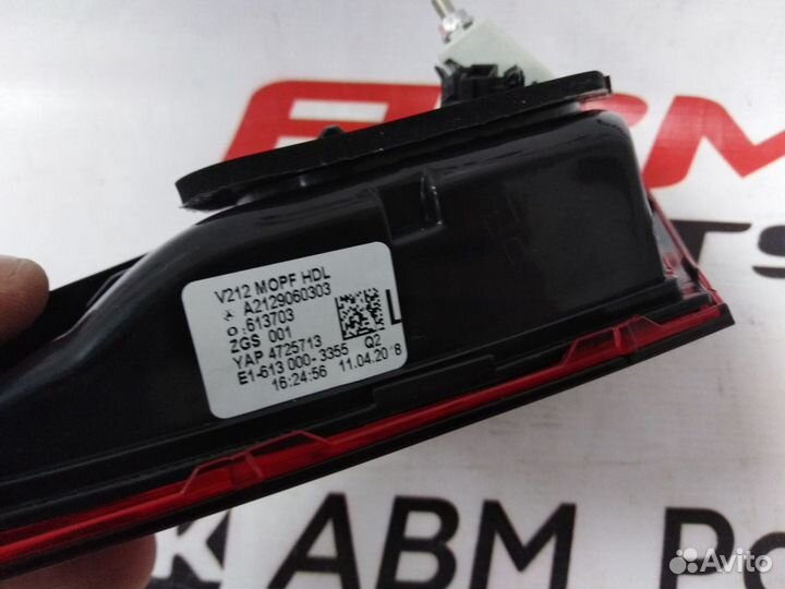 Левая оптика в крышку Mercedes W212 рестайлинг