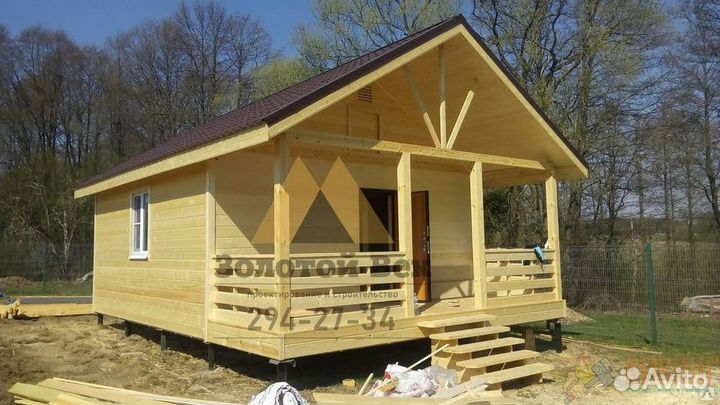 Каркасный дачный домик