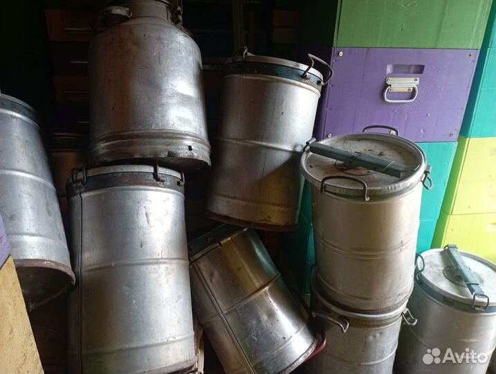 Фляга алюминиевая бу 40л