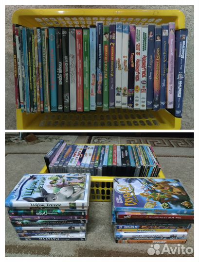 Диски с мультфильмами для DVD