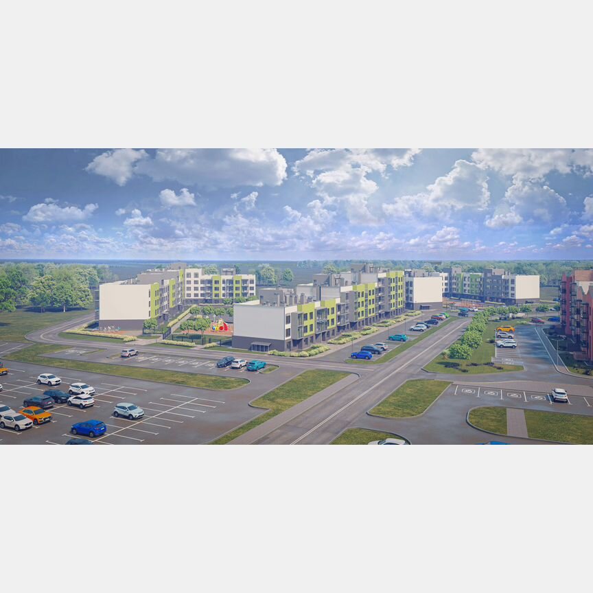 1-к. квартира, 38,4 м², 1/5 эт.