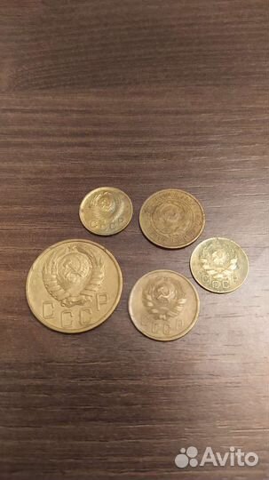 Набор копеек ранний СССР