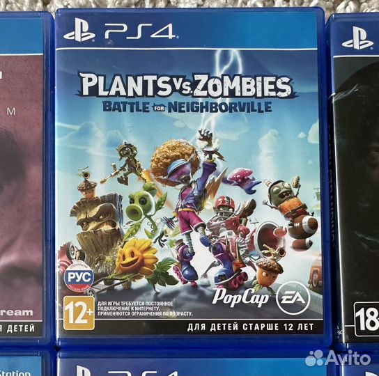 Игра: зомби против растений/plants vs zombies: ps4
