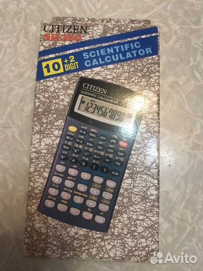 Научный калькулятор citizen SR260 для ЕГЭ
