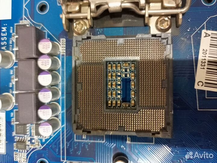 Материнская плата с процессором