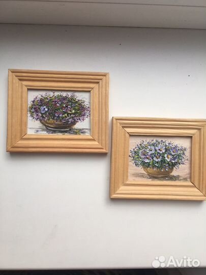 Картины мини. Масло