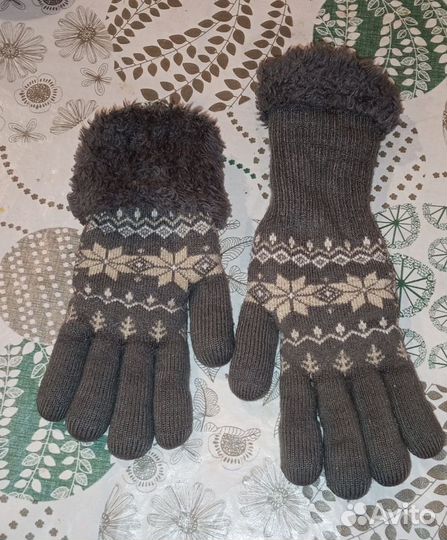 Перчатки женские вязаные