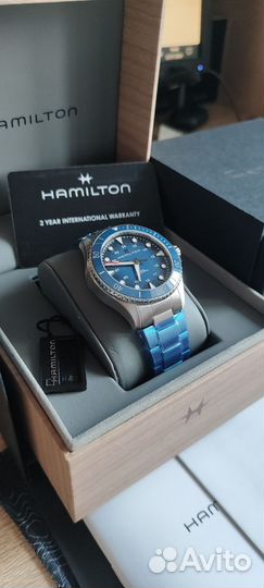 Hamilton khaki navy scuba Auto 43 мм H8250514