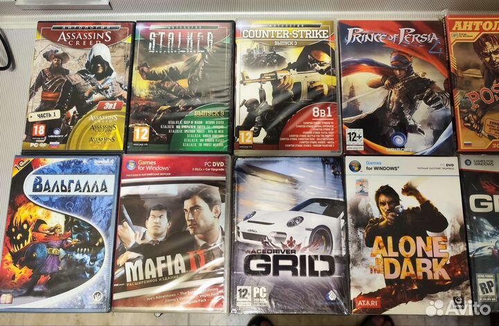 14 DVD Игровых дисков на пк