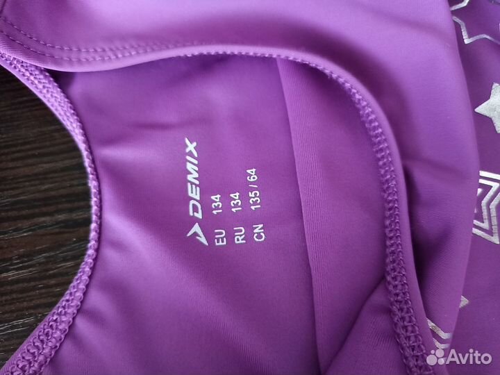 Купальник спортивный 134,полупальцы