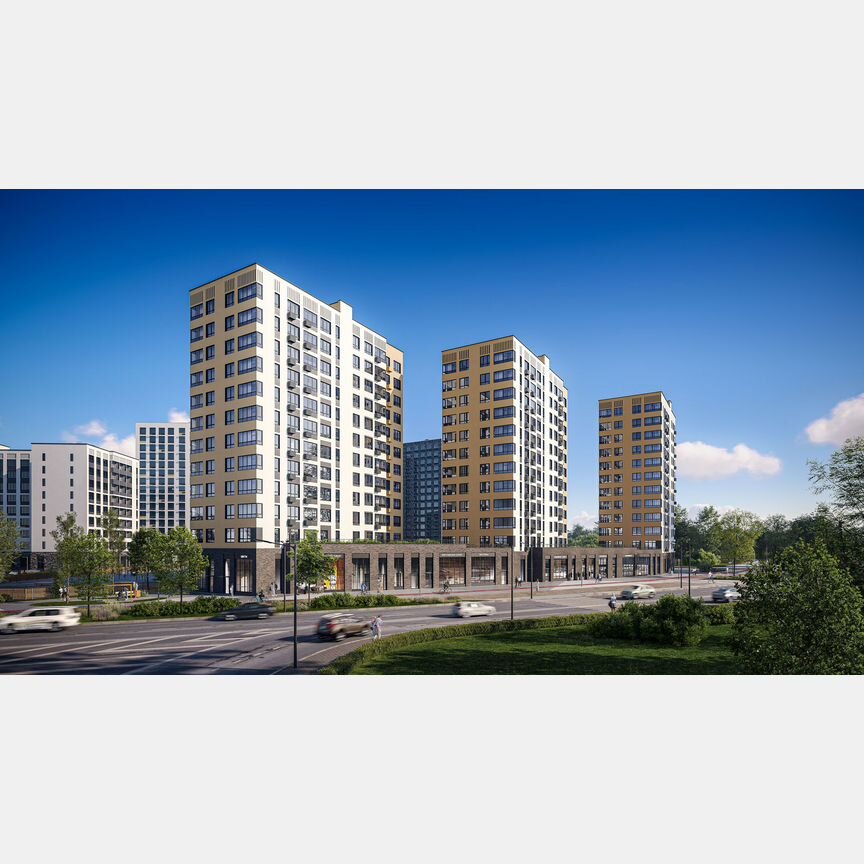 3-к. квартира, 64,1 м², 13/14 эт.