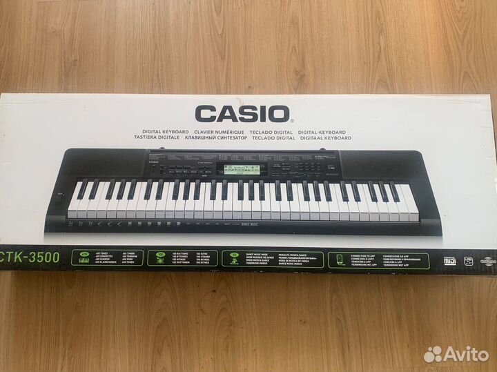 Цифровое пианино casio CTK 3500