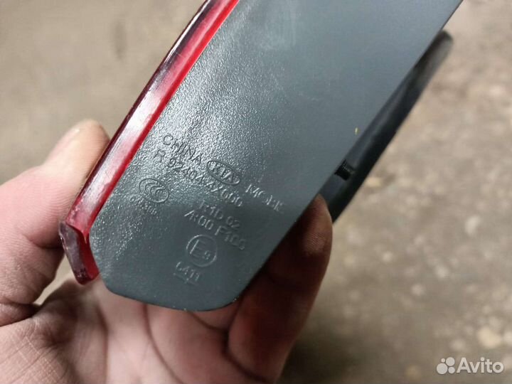 Задний фонарь kia rio 3