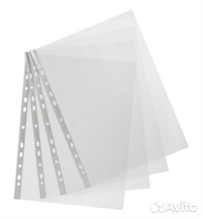 Файл-вкладыш Attache А4 50 мкм прозрачный гладкий