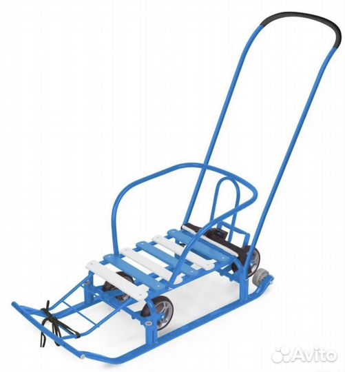 Санки на колесах Ника новые