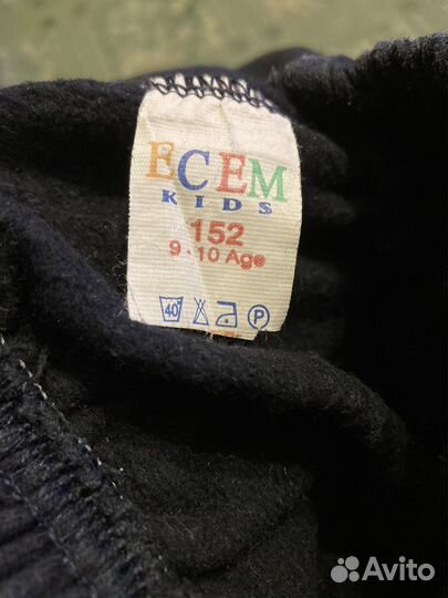 Спортивные утепленные штаны детские 9-10 лет