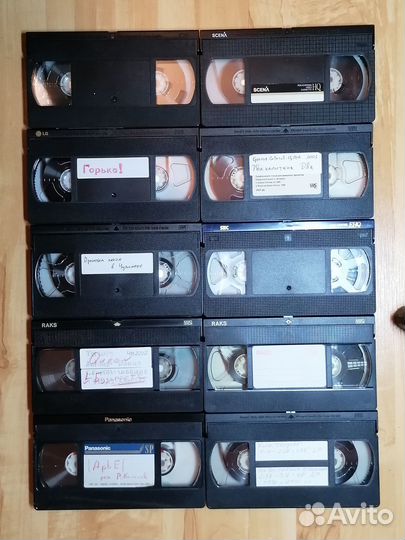 Кассета VHS с записями