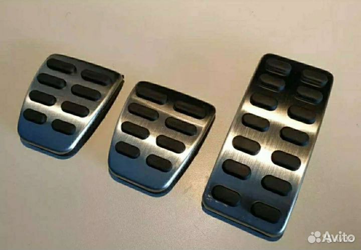 Крутилки печки и накладки на педали Polo,Rio,Solar